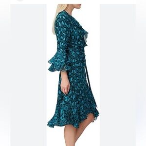 Diane von Furstenberg Carli Ruffled Wrap Dress - Size 4